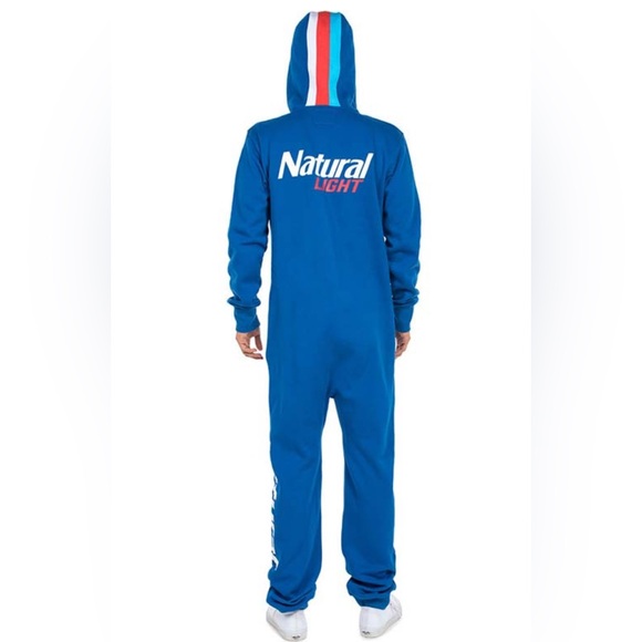 Tipsy Elves Natural Light Licensed Official Unisex Zip Up Onsie Sz M - Picture 3 of 8